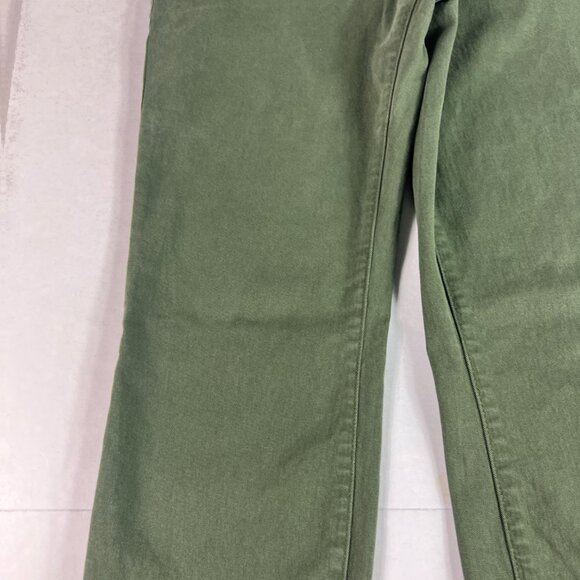 Good American Jeans Women's 26x26* Good Classic Straight Crop Green Denim Tag 27 - Picture 4 of 16